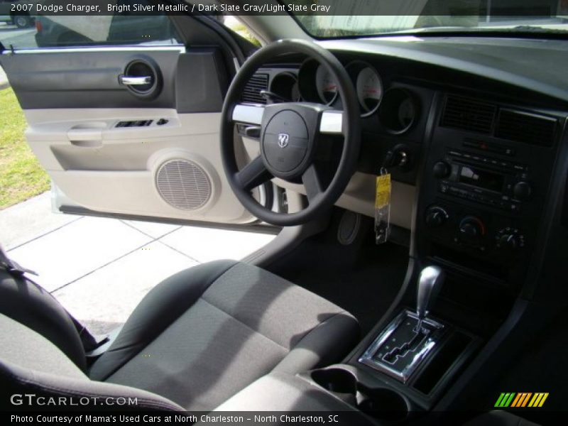 Bright Silver Metallic / Dark Slate Gray/Light Slate Gray 2007 Dodge Charger