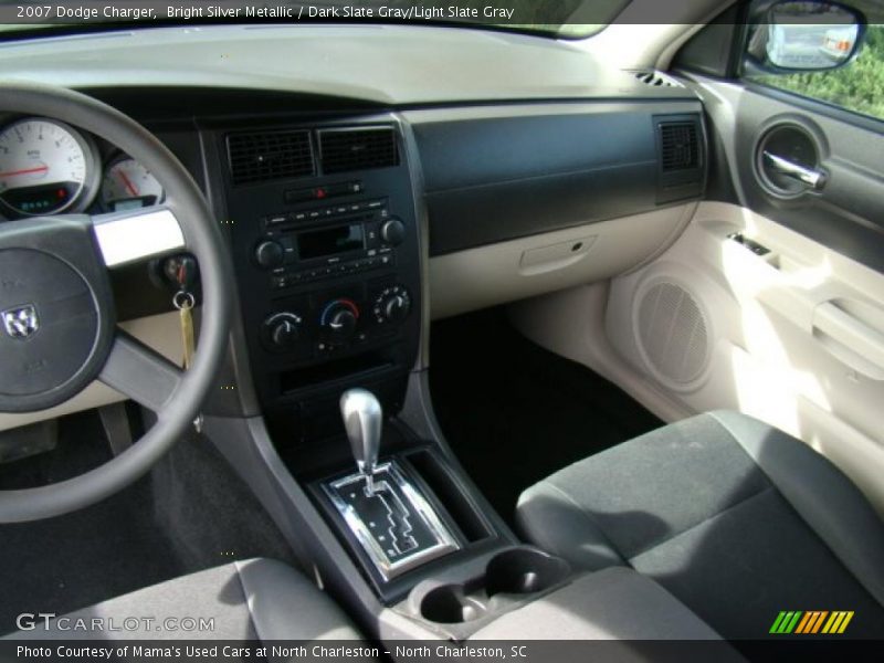 Bright Silver Metallic / Dark Slate Gray/Light Slate Gray 2007 Dodge Charger