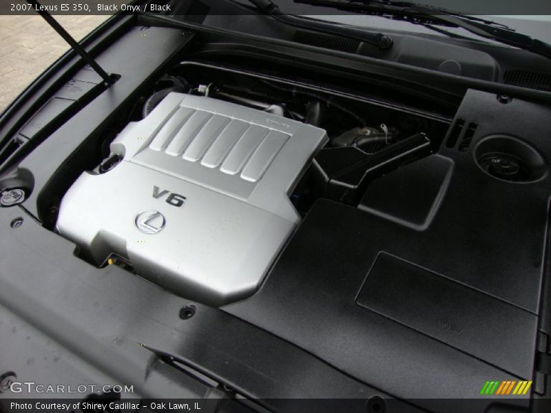 Black Onyx / Black 2007 Lexus ES 350