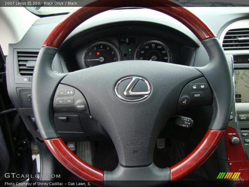 Black Onyx / Black 2007 Lexus ES 350
