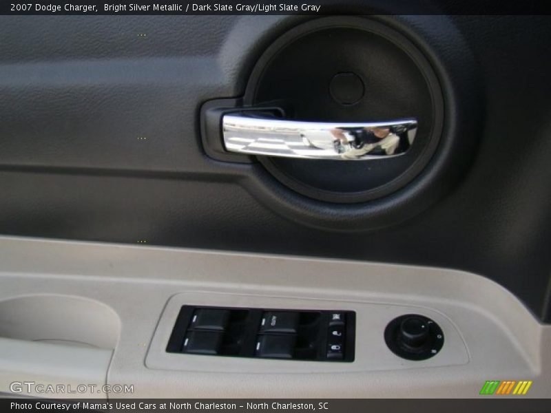 Bright Silver Metallic / Dark Slate Gray/Light Slate Gray 2007 Dodge Charger