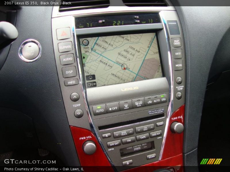 Black Onyx / Black 2007 Lexus ES 350