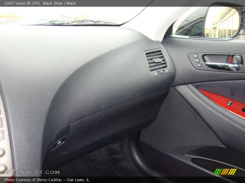 Black Onyx / Black 2007 Lexus ES 350