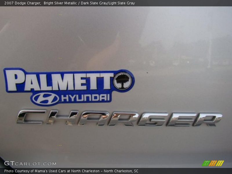 Bright Silver Metallic / Dark Slate Gray/Light Slate Gray 2007 Dodge Charger
