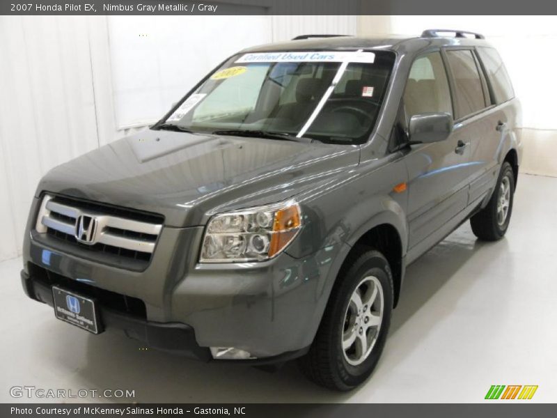 Nimbus Gray Metallic / Gray 2007 Honda Pilot EX