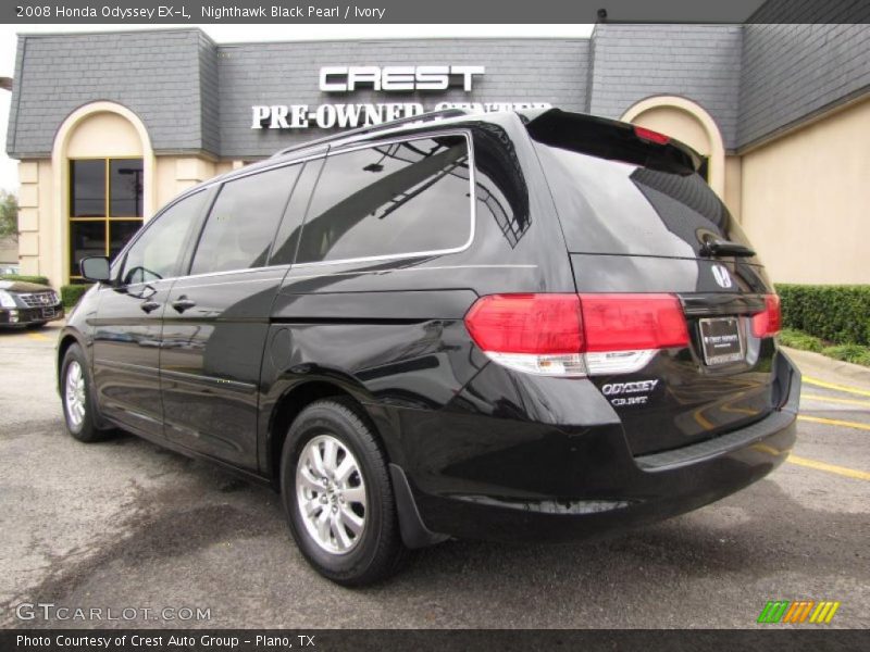 Nighthawk Black Pearl / Ivory 2008 Honda Odyssey EX-L