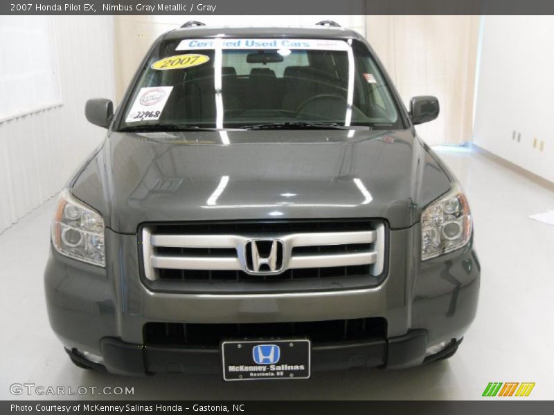 Nimbus Gray Metallic / Gray 2007 Honda Pilot EX