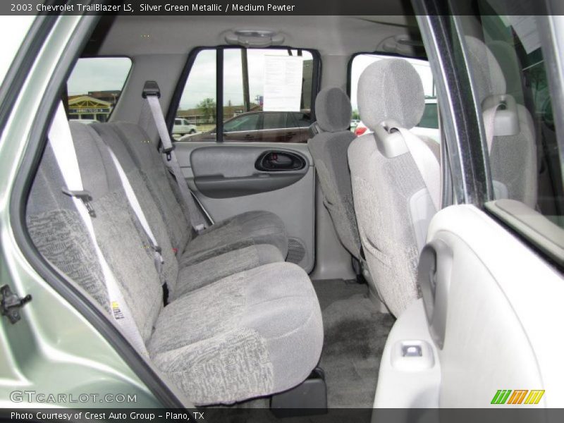 Silver Green Metallic / Medium Pewter 2003 Chevrolet TrailBlazer LS