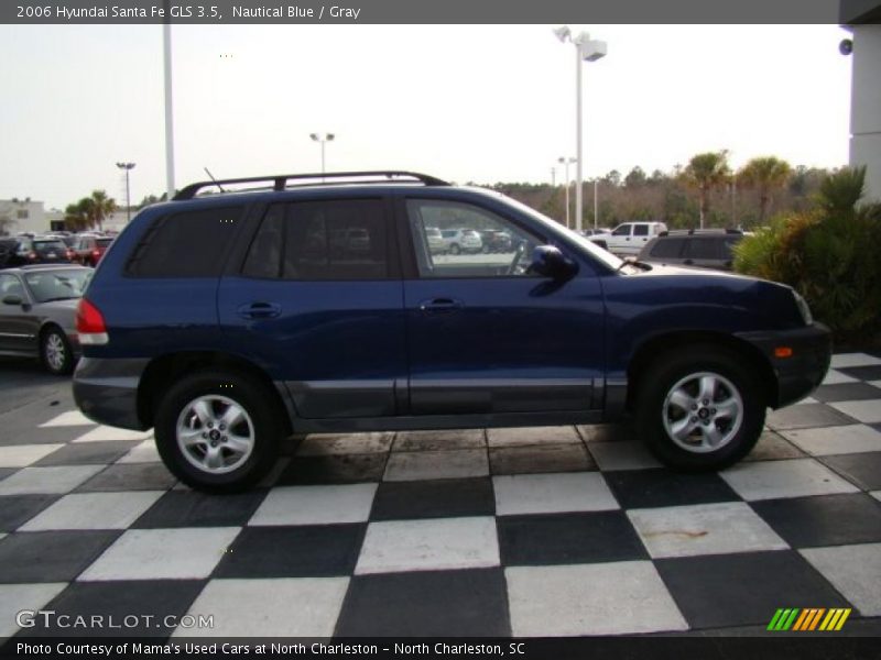 Nautical Blue / Gray 2006 Hyundai Santa Fe GLS 3.5