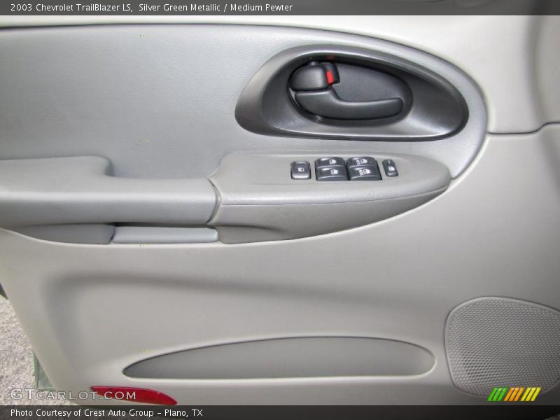Silver Green Metallic / Medium Pewter 2003 Chevrolet TrailBlazer LS