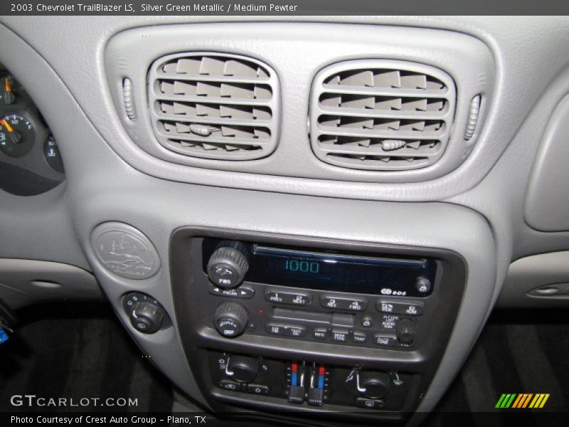 Silver Green Metallic / Medium Pewter 2003 Chevrolet TrailBlazer LS