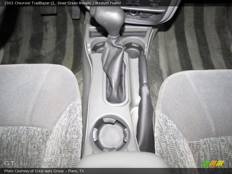 Silver Green Metallic / Medium Pewter 2003 Chevrolet TrailBlazer LS