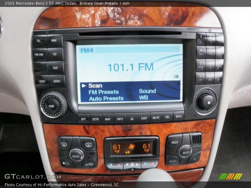 Brilliant Silver Metallic / Ash 2003 Mercedes-Benz S 55 AMG Sedan