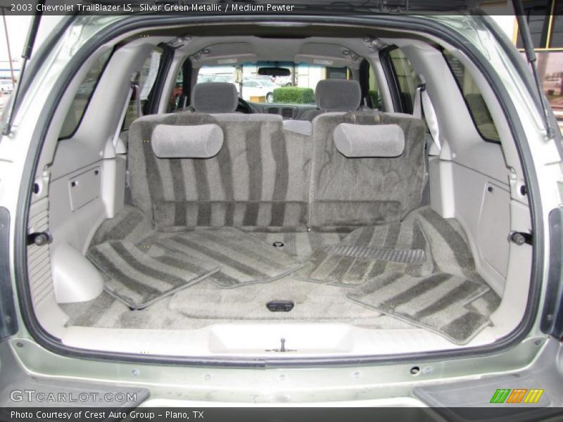 Silver Green Metallic / Medium Pewter 2003 Chevrolet TrailBlazer LS