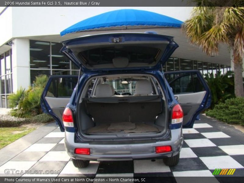 Nautical Blue / Gray 2006 Hyundai Santa Fe GLS 3.5