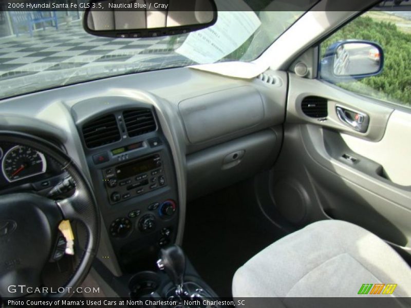 Nautical Blue / Gray 2006 Hyundai Santa Fe GLS 3.5