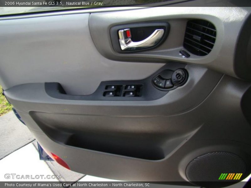 Nautical Blue / Gray 2006 Hyundai Santa Fe GLS 3.5