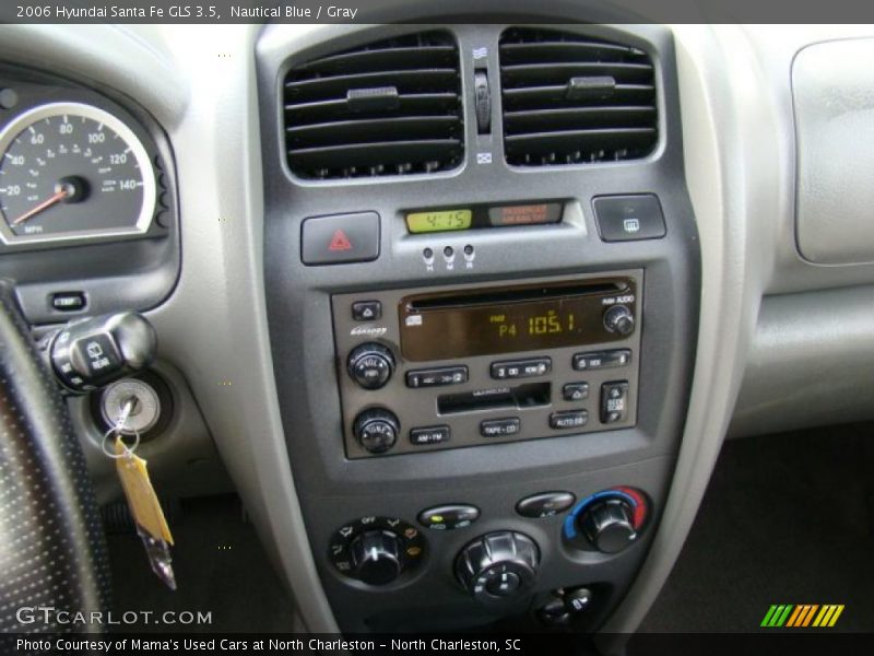 Nautical Blue / Gray 2006 Hyundai Santa Fe GLS 3.5