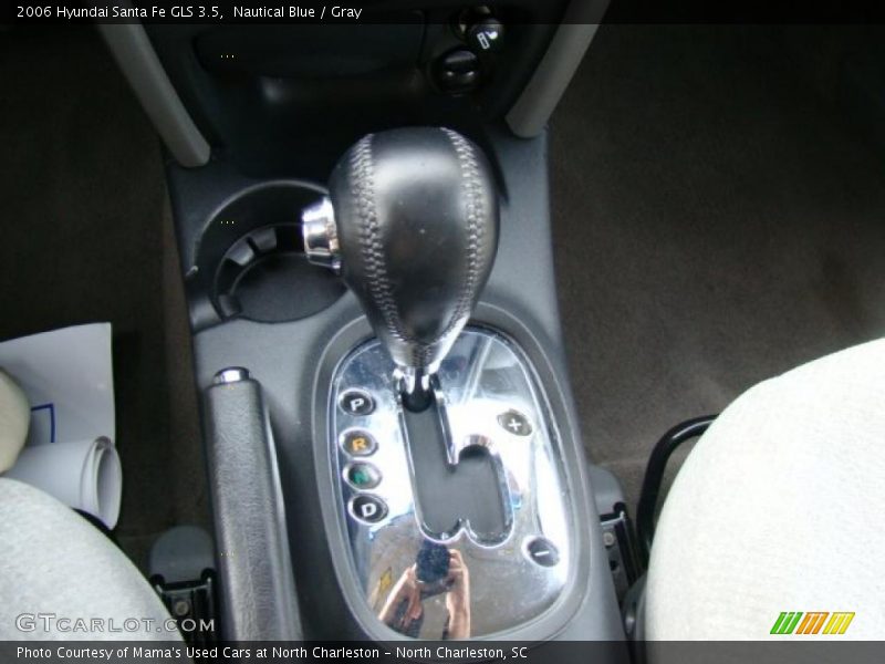 Nautical Blue / Gray 2006 Hyundai Santa Fe GLS 3.5