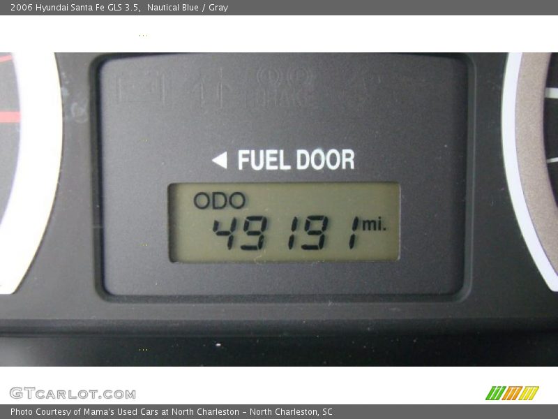 Nautical Blue / Gray 2006 Hyundai Santa Fe GLS 3.5