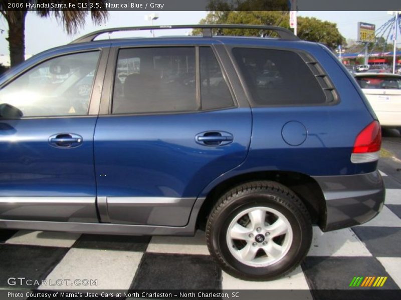 Nautical Blue / Gray 2006 Hyundai Santa Fe GLS 3.5