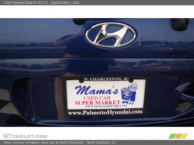Nautical Blue / Gray 2006 Hyundai Santa Fe GLS 3.5