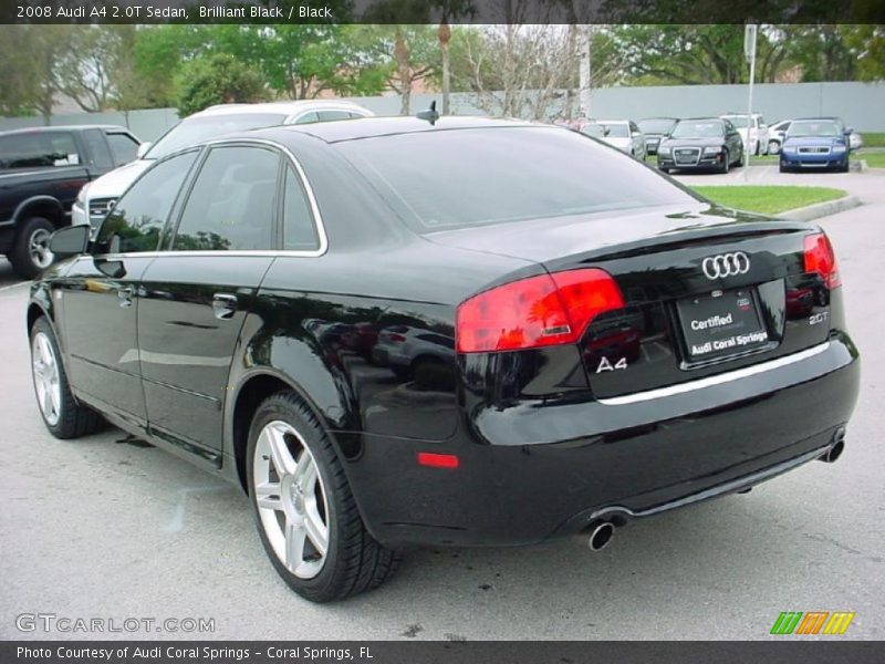 Brilliant Black / Black 2008 Audi A4 2.0T Sedan