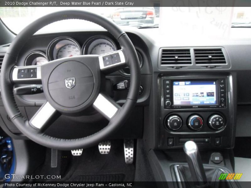 Deep Water Blue Pearl / Dark Slate Gray 2010 Dodge Challenger R/T