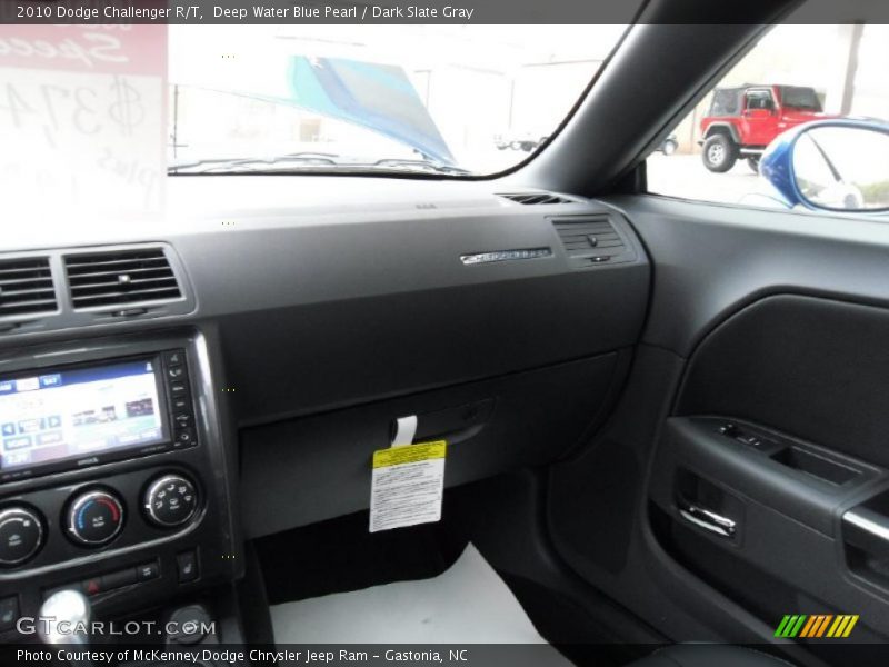 Deep Water Blue Pearl / Dark Slate Gray 2010 Dodge Challenger R/T