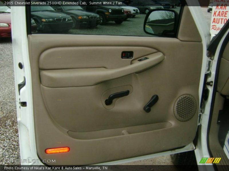 Summit White / Tan 2005 Chevrolet Silverado 2500HD Extended Cab