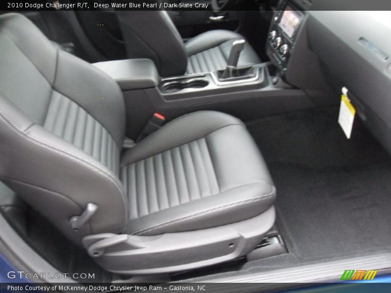 Deep Water Blue Pearl / Dark Slate Gray 2010 Dodge Challenger R/T