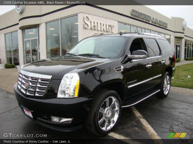 Black Raven / Ebony/Ebony 2009 Cadillac Escalade AWD