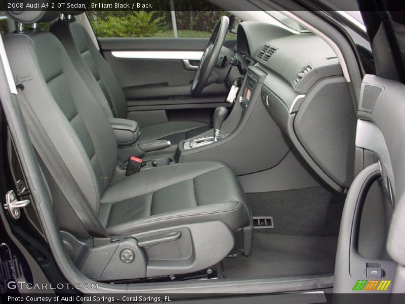 Brilliant Black / Black 2008 Audi A4 2.0T Sedan