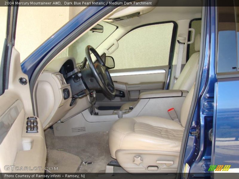 Dark Blue Pearl Metallic / Medium Dark Parchment 2004 Mercury Mountaineer AWD