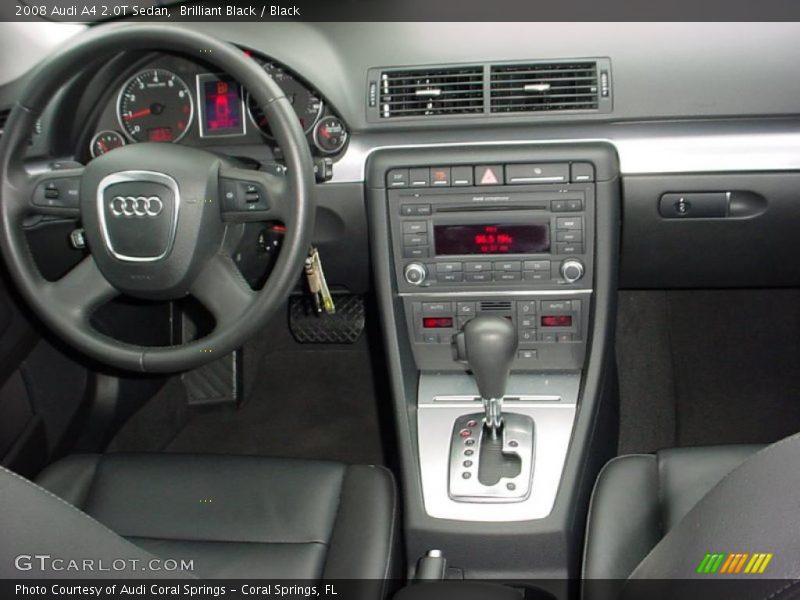 Brilliant Black / Black 2008 Audi A4 2.0T Sedan