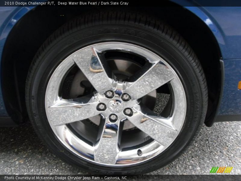 Deep Water Blue Pearl / Dark Slate Gray 2010 Dodge Challenger R/T