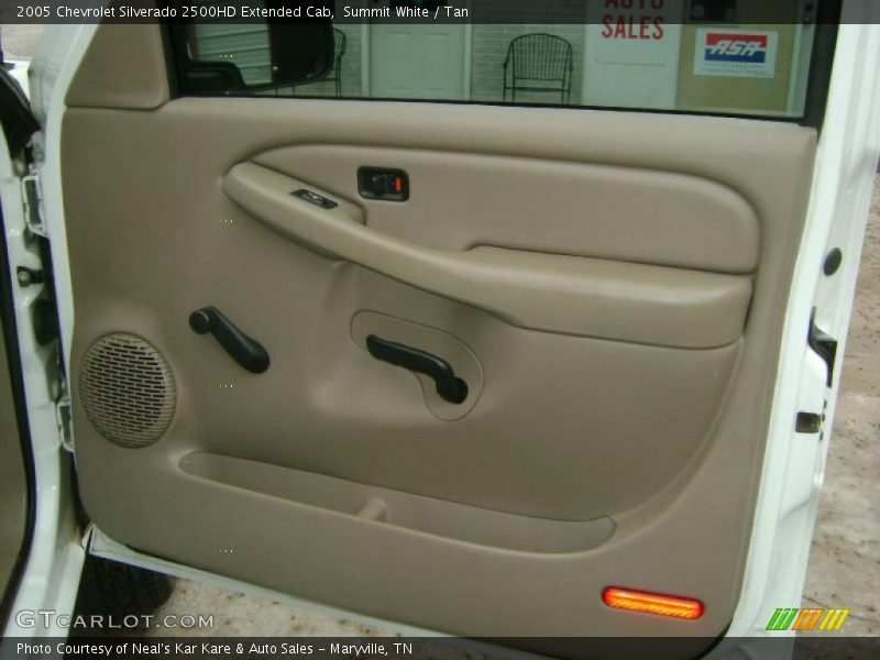 Summit White / Tan 2005 Chevrolet Silverado 2500HD Extended Cab