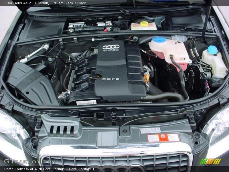 Brilliant Black / Black 2008 Audi A4 2.0T Sedan