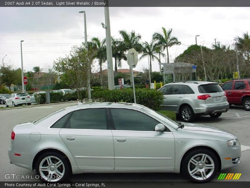 Light Silver Metallic / Ebony 2007 Audi A4 2.0T Sedan