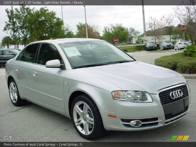 Light Silver Metallic / Ebony 2007 Audi A4 2.0T Sedan