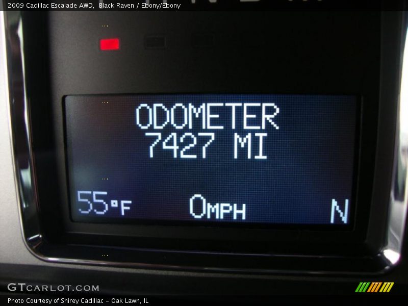 Black Raven / Ebony/Ebony 2009 Cadillac Escalade AWD