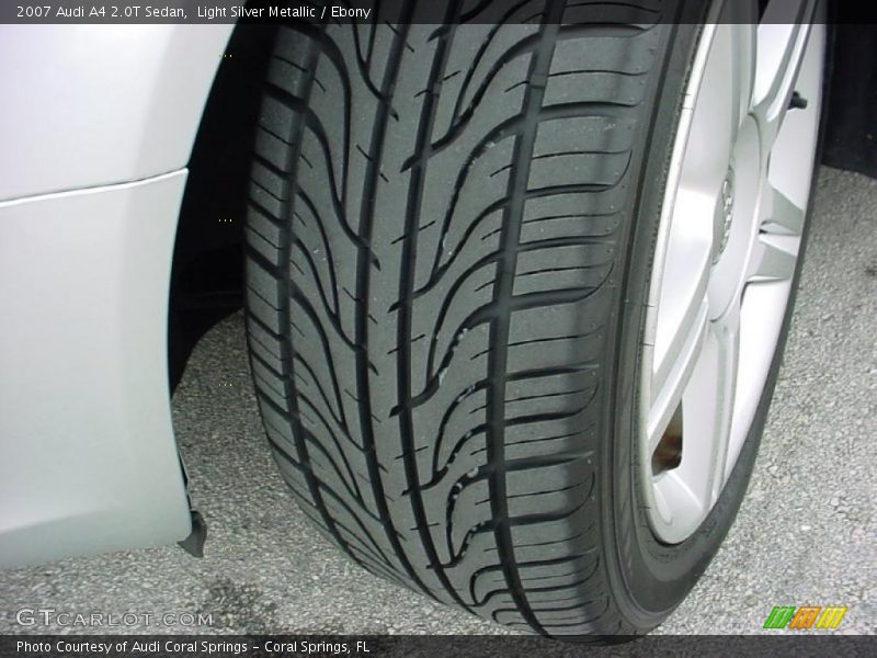 Light Silver Metallic / Ebony 2007 Audi A4 2.0T Sedan