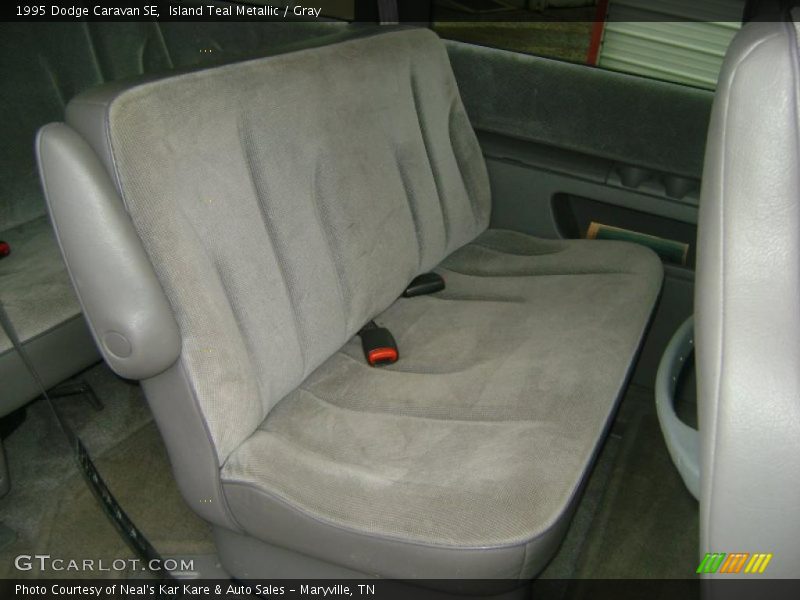 Island Teal Metallic / Gray 1995 Dodge Caravan SE