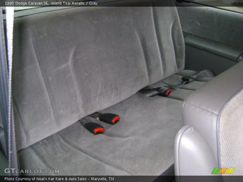 Island Teal Metallic / Gray 1995 Dodge Caravan SE