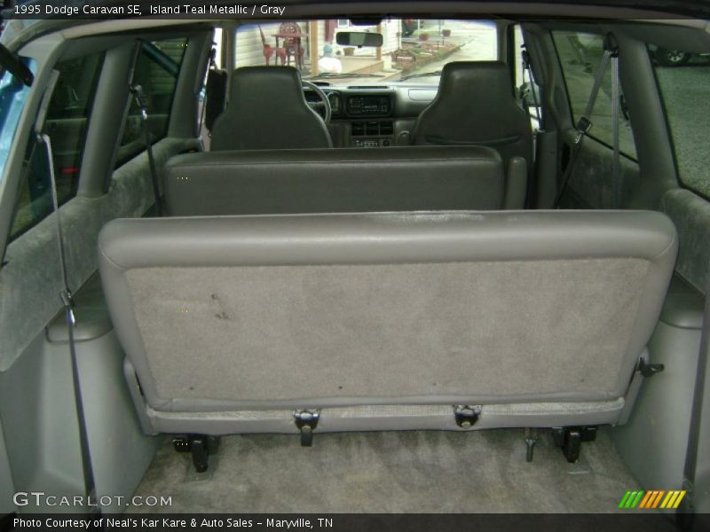 Island Teal Metallic / Gray 1995 Dodge Caravan SE