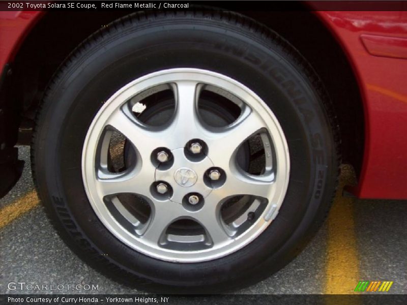 Red Flame Metallic / Charcoal 2002 Toyota Solara SE Coupe