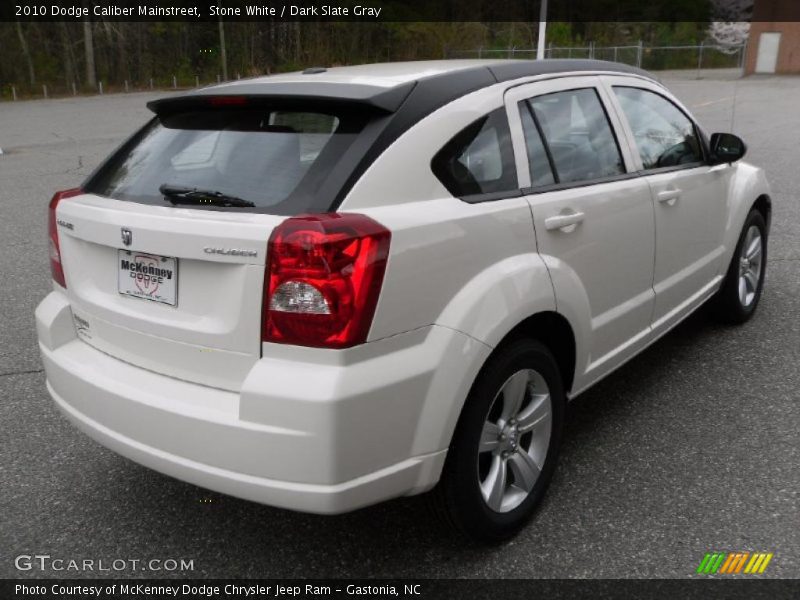 Stone White / Dark Slate Gray 2010 Dodge Caliber Mainstreet