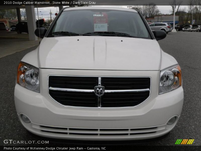 Stone White / Dark Slate Gray 2010 Dodge Caliber Mainstreet