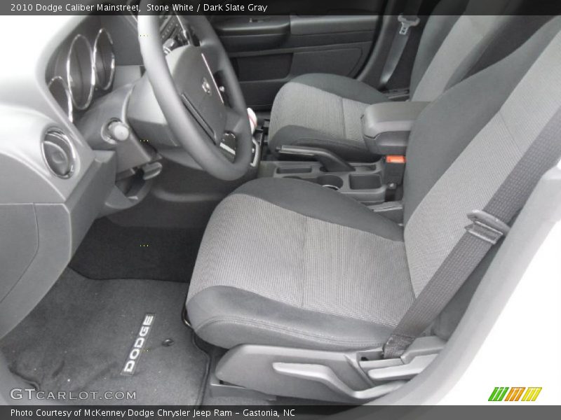 Stone White / Dark Slate Gray 2010 Dodge Caliber Mainstreet