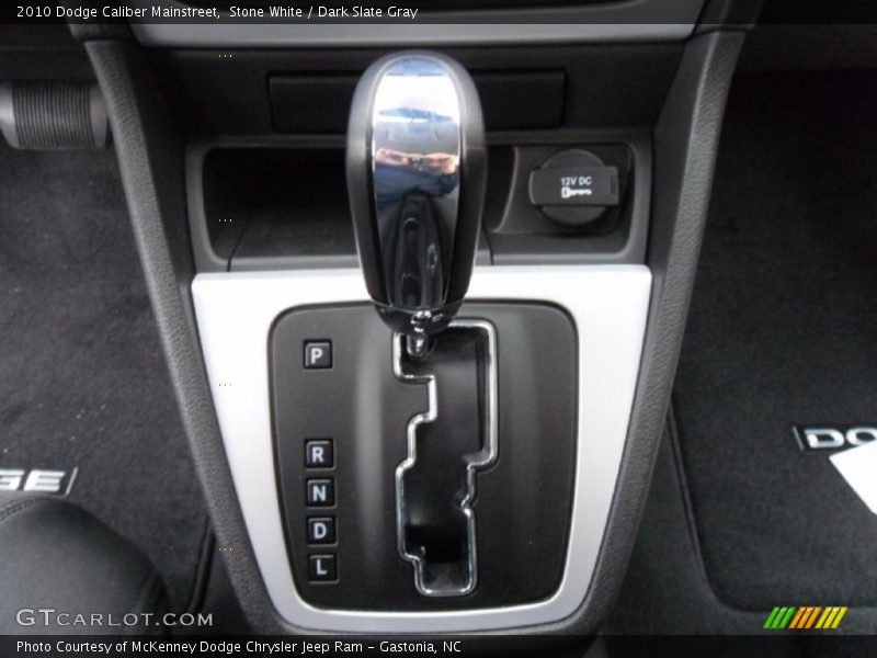 Stone White / Dark Slate Gray 2010 Dodge Caliber Mainstreet